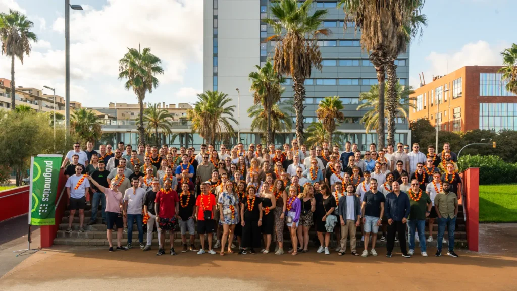 Bedrijfsuitje grote groep in Barcelona